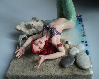 Ooak Doll fantasy Mermaid "My Ariel"