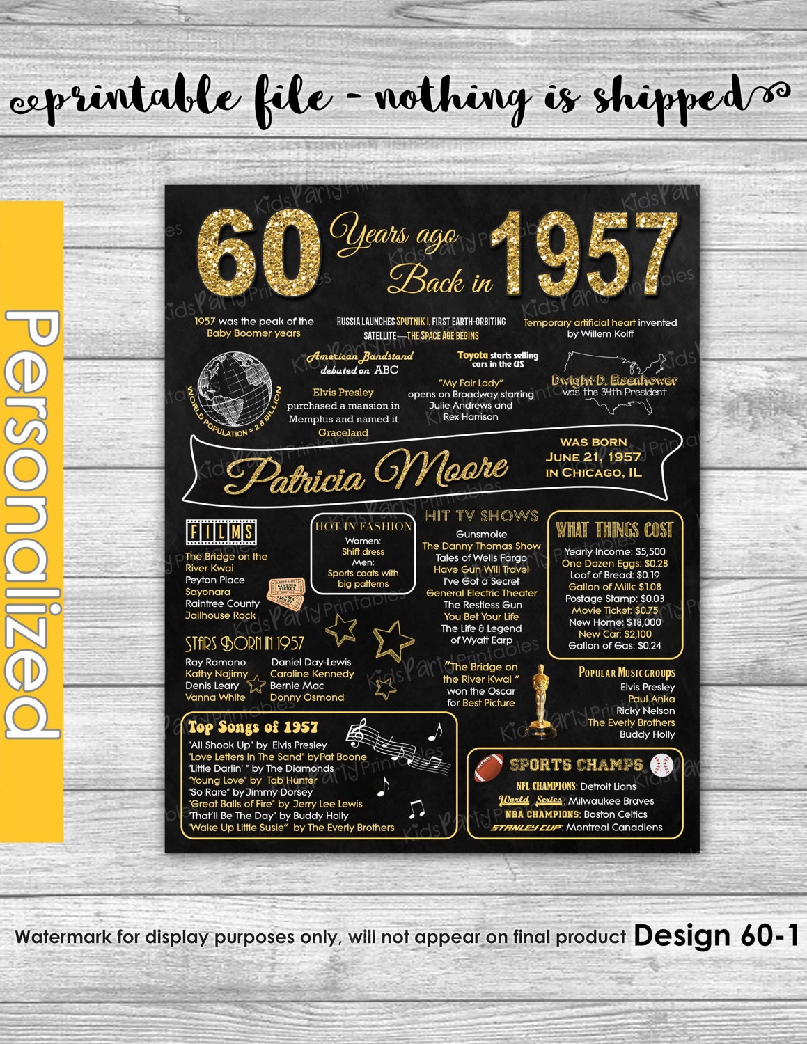 Great 60Th Birthday Gifts / 21st 30th 40 50 60 65 BIRTHDAY PRESENT SURVIVAL KIT ... - Search for memorable 60th birthday ideas and create memories they'll never forget.