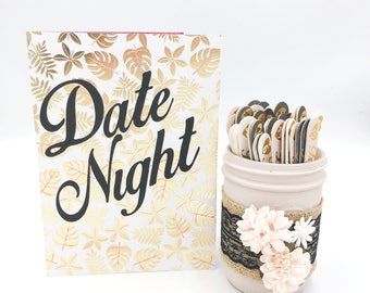 Date Night  Jar 52 Fun Date Night  Ideas  Date Night  Cards