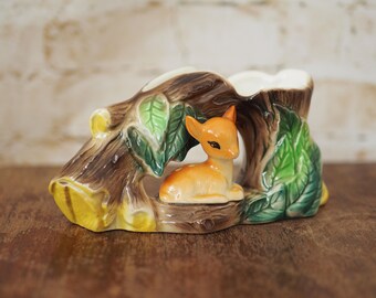 1960's Hornsea Fawn Post Vase