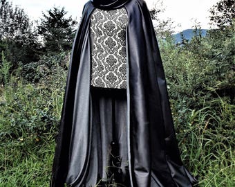 Men's or Women's Faux Leather Cape