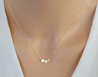 Initial necklace, graduation gift, sister necklace, personalized necklace, bridesmaid necklace, Mother’s Day gift, Mothers necklace