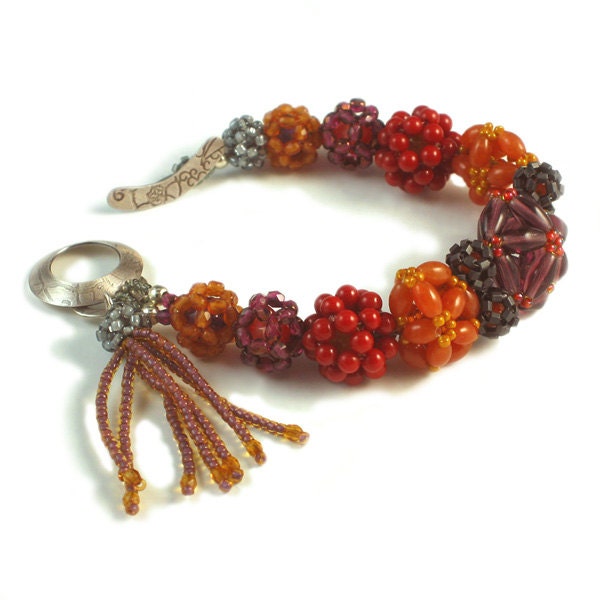 Tutorial Bead Jewelry PDF Pattern Beaded Bead Bracelet