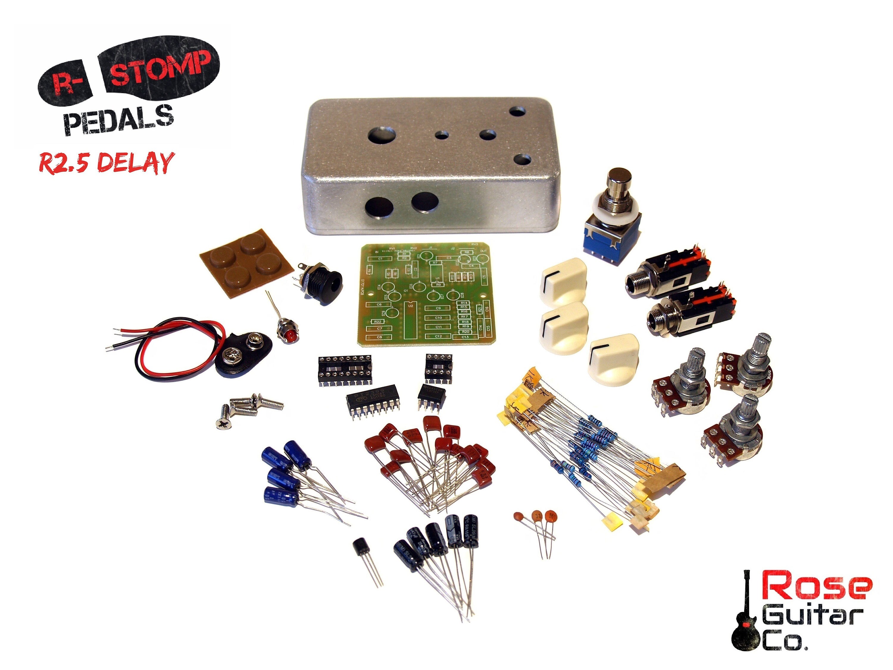 RStomp DIY R2.5 Delay Guitar Pedal Kit