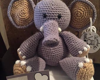 Edmond the crochet elephant