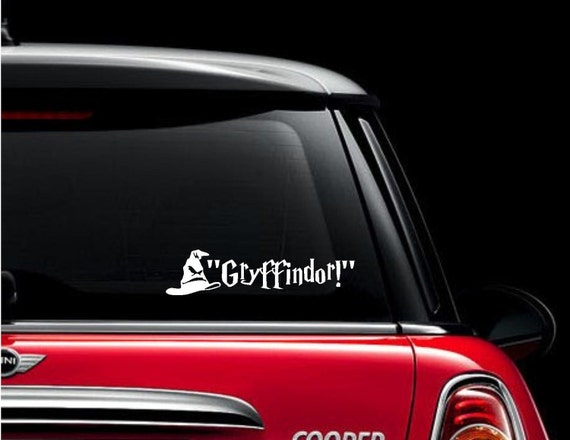 Items similar to Hogwarts House Car Decal / Vinyl Sticker - Potter