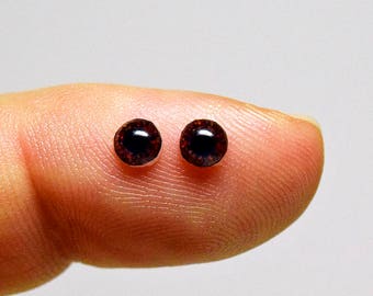 Doll irises 4mm color Mahogany