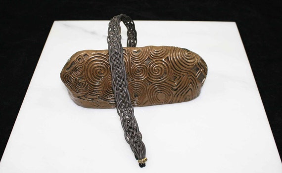 Celtic leather in grey