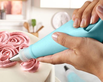 24 Piece Cake Decoration Icing Tips Set, Professional Stainless Steel Icing Tip Set ,Cake Decorating Kits,Cakes Cupcakes