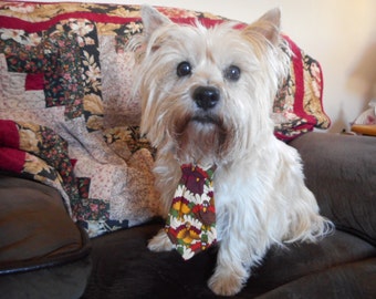 Small Dog Turkey Neck Tie Collar