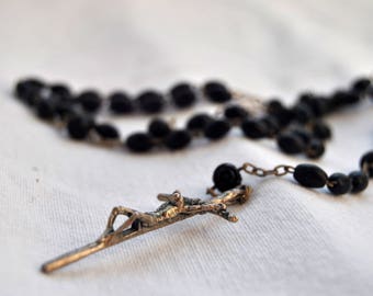 Vintage Catholic beads. Rosary Beads. Prayer Beads. Vintage. Vintage beads