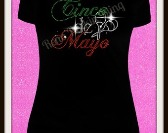 Rhinestone Cinco De Mayo made by The Bling Lady
