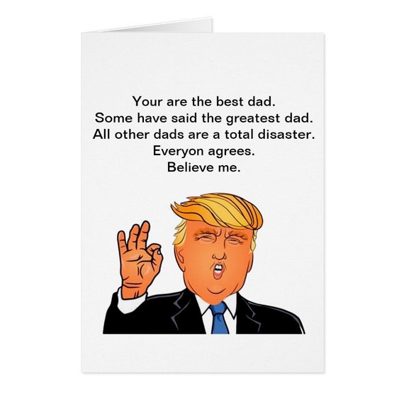Funny Presidential Fathers Day Card
