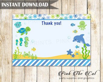 Superhero Thank You Card, Superheroes Thank You Note, Superhero Baby Shower Thank You Card, Fill In Card Baby Super Heroes INSTANT DOWNLOAD
