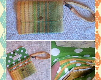 Wrap scrap phone wristlet wallet