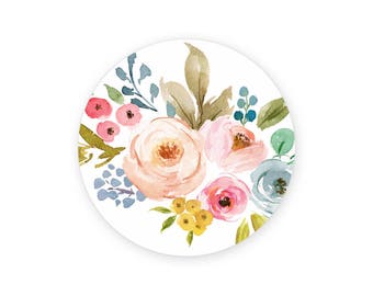 Floral Popsocket Skin STICKER, Stickers for Popsockets, Phone Stickers, Mini Stickers, Popsocket Stickers, Pop Socket Sticker