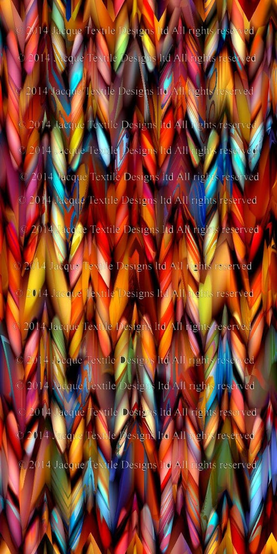 Artisan Made Kona Cotton Quilting Textile Art Fabric Panel Fiber Art Mythical Colors Braid