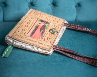 Vintage Book Purse- "Faithful Shirley"