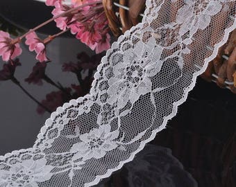 2 m pattern white lace flower
