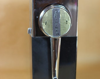 Vintage Mid Century Rival Ice-O-Mat Ice Crusher Black and Chrome