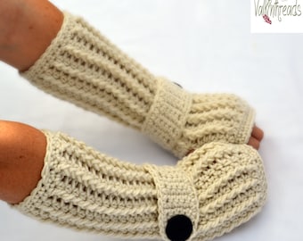 Warm oats arm warmers, fingerless gloves, texting gloves, crochet gloves, boho gloves, hand warmers, mittens, boho fashion, button gloves