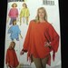 Ladies Tunic Pattern Uncut Butterick B6171 Easy Size Large XL Boho Hippie Retro Fashion Sewing