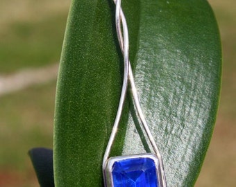 Rhinestone Blue necklace. Beautiful