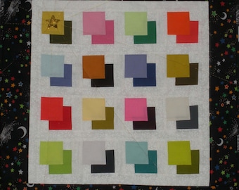 Stars in the universe quilted wallhanging