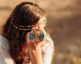 Turquoise Stacking Rings