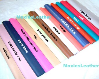 leather hides ,real leather skins , genuine leather skin ,soft leather pieces pink ,orange ,red, brown, leather pieces