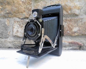Antique Camera Kodak Junior Six-16 Series II Folding Bellows No. 1 Kodal Camera Photo Prop Photographer Gift