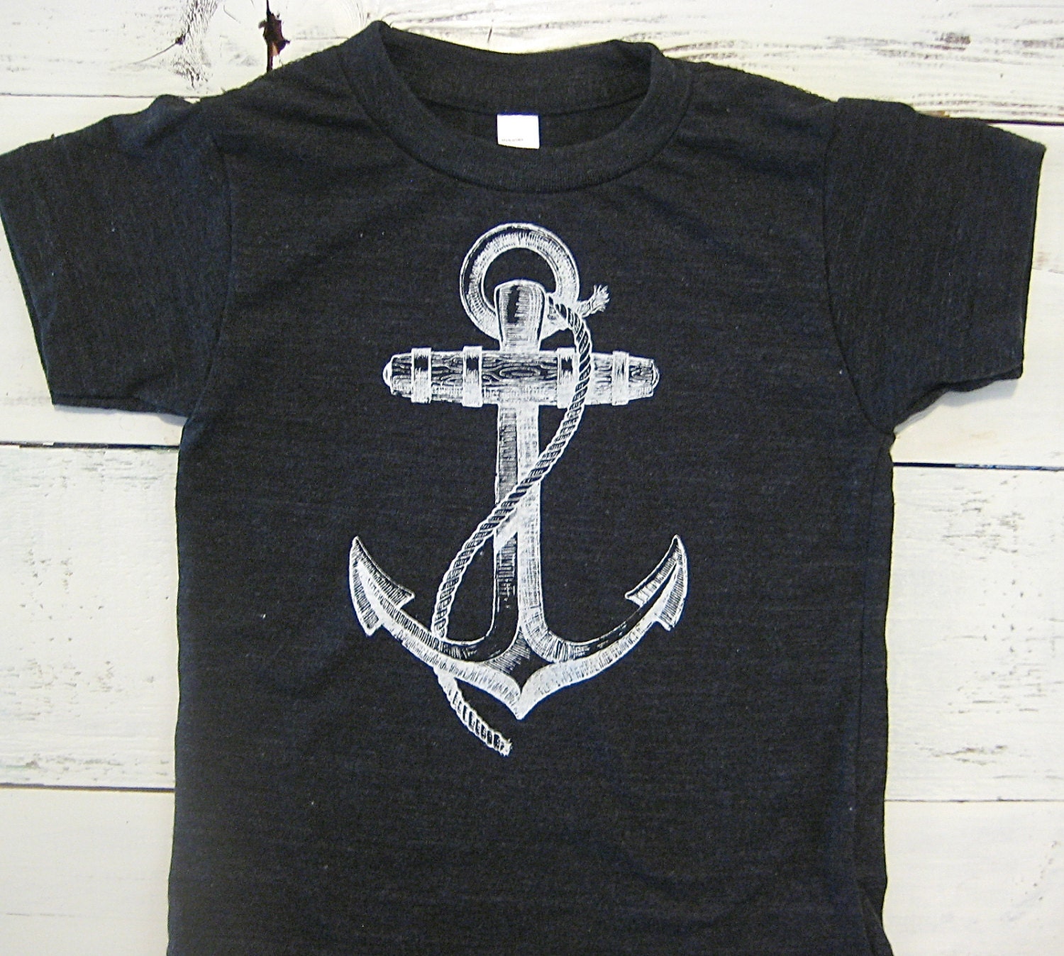 Anchors away Nautical toddler shirt. Cute anchor kids shirt.