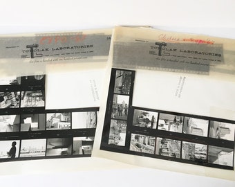 Photography Proof Sheet 1967 New York Photos with negatives Chelsea Expo 67 photos