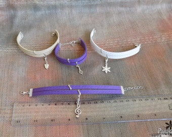 Double Strap Bracelets with Charms