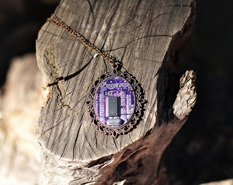 BeautIT computer jewelry pendant necklace | circuit board cool necklace pendant | unique gift pendant jewelry