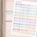 Planner Stickers Appointment Stickers - Pastels