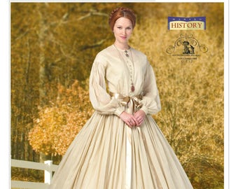 Butterick Pattern 5831- Civil War Dress-Costume Dress size 8-16