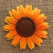 Felt Sunflower - 3 inch diameter