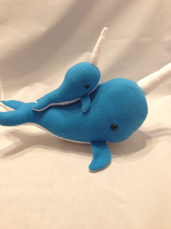 large narwhal stuffed animal