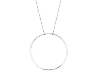 Sterling silver ring necklace