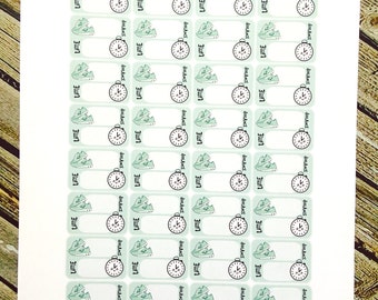 Functional Running/Walking tracker Planner Stickers, for use with Erin Condren Life Planner, Happy Planner