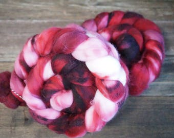 Superwash Merino Combed Top, Spinning Fiber, Hand Dyed