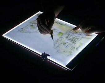 Embroidery Pattern Transfer,Diamond Painting LED Drawing Board,For Cross Stitch,Sketching,LED A4 Tablet Pad,3.5mm Ultra Thin Light Pad
