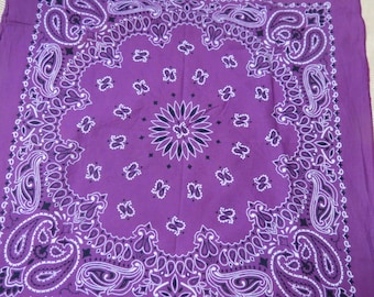 Vintage Cotton Bandana Free shipping #047