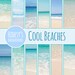 Cool Beach Photos // Beach Digital Papers // Beaches Themed Digital Scrapbooking Papers // Australian Beach Photographic Papers