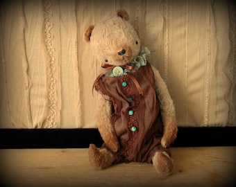 PDF E-PATTERN for 9 inch Artist Mohair Handmade Teddy Bear plus the suit pattern by Sasha Pokrass