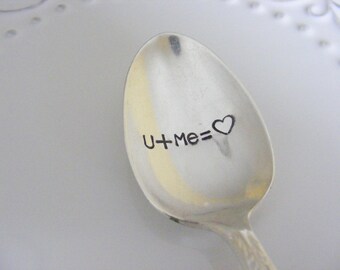 Coffee Spoon Hand Stamped Coffee Spoon