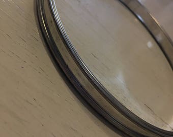 6" vintage metal cork spring embroidery hoop