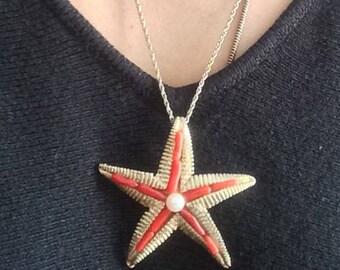 Corral and pearl starfish.