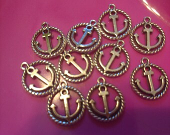 Brand New white gold charms